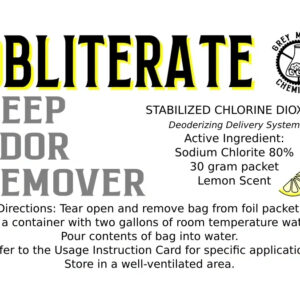Obliterate Deep Odor Remover - Hint of Lemon | Grey Matter Chemistry